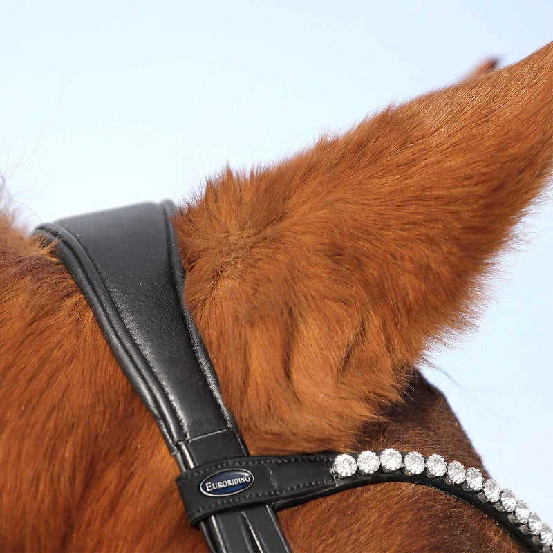 Trense Sensitiv, schwedisches Reithalfter, ohne Zügel, Euro-Club