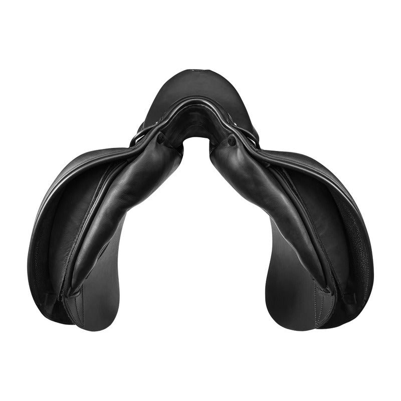 Elegante Doubliert Dressursattel, +2 cm Kissenhöhe hinten