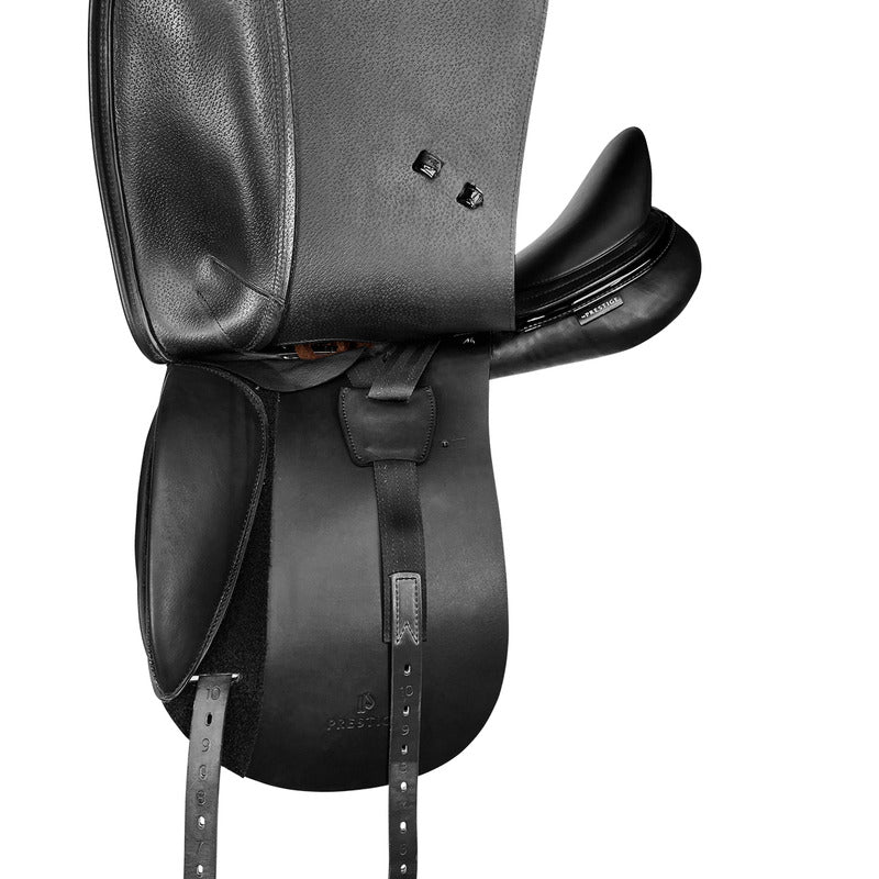 Elegante Doubliert Dressursattel, +2 cm Kissenhöhe hinten