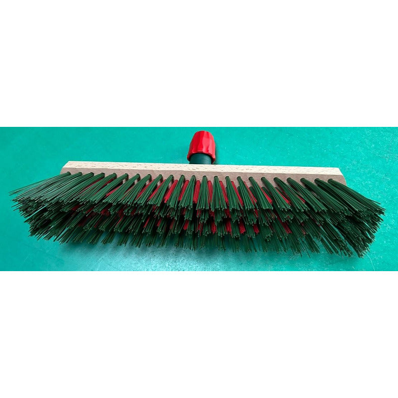 Stallbesen mit Borsten-Kratzkante ohne Stiel