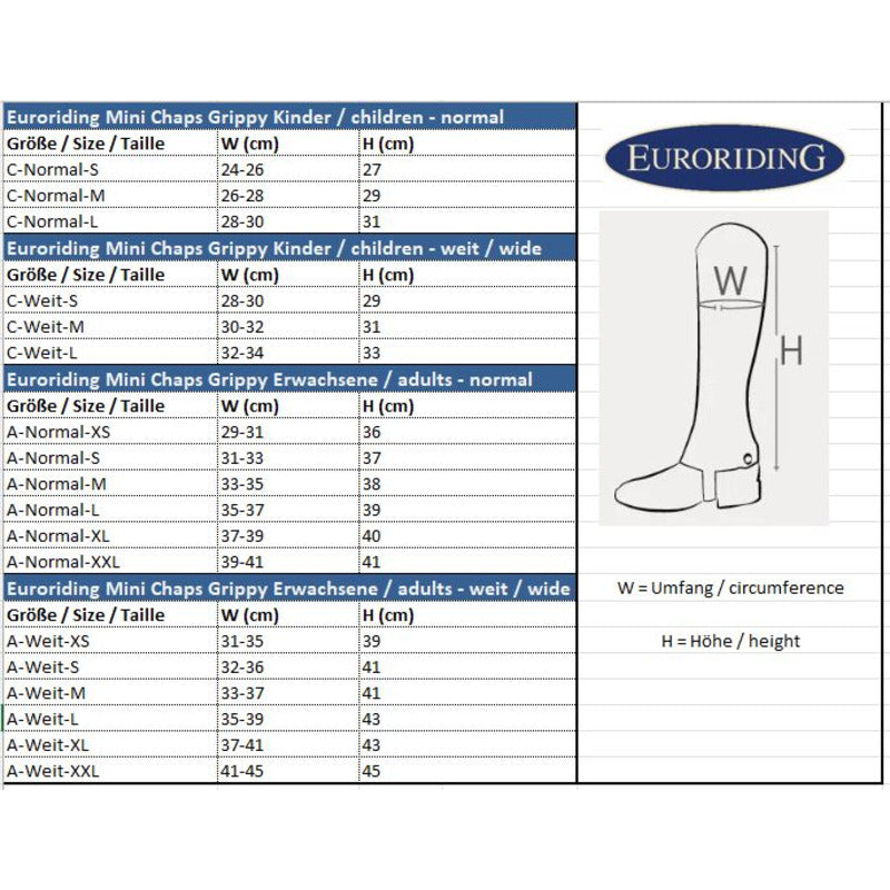 Mini Chaps Grippy Erwachsene