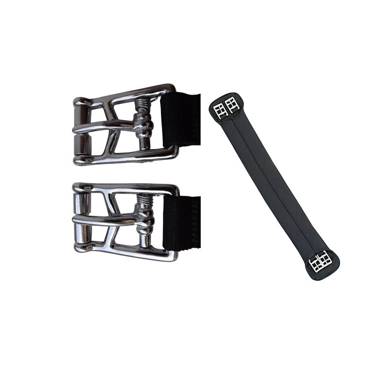 Sattelgurt Neopren Kurzgurt ohne Elastik, Easy-Schnallen