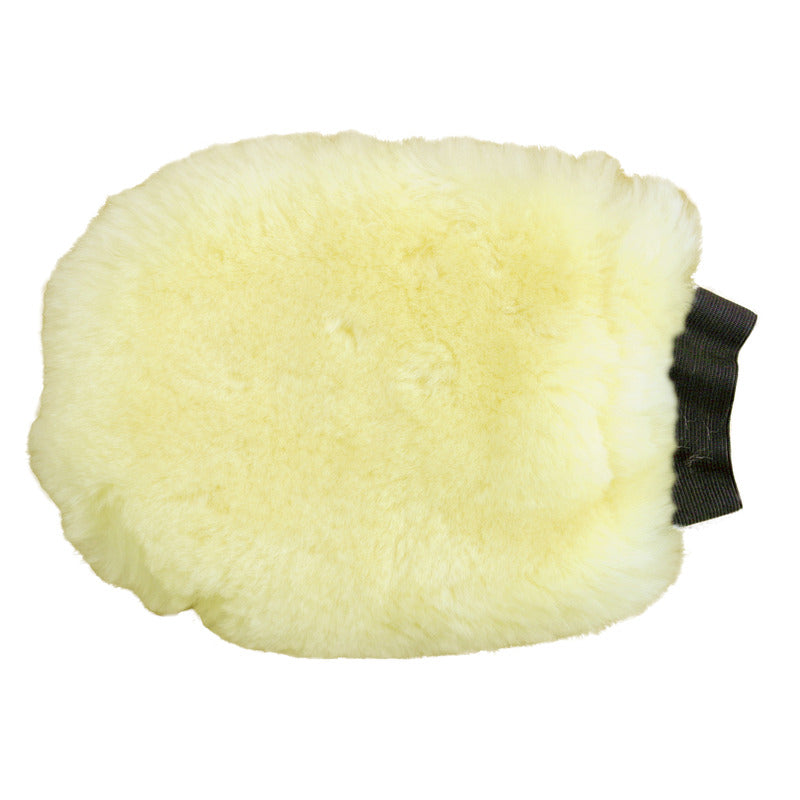 Putzhandschuh Puha 1 mit Lammfell beidseitig