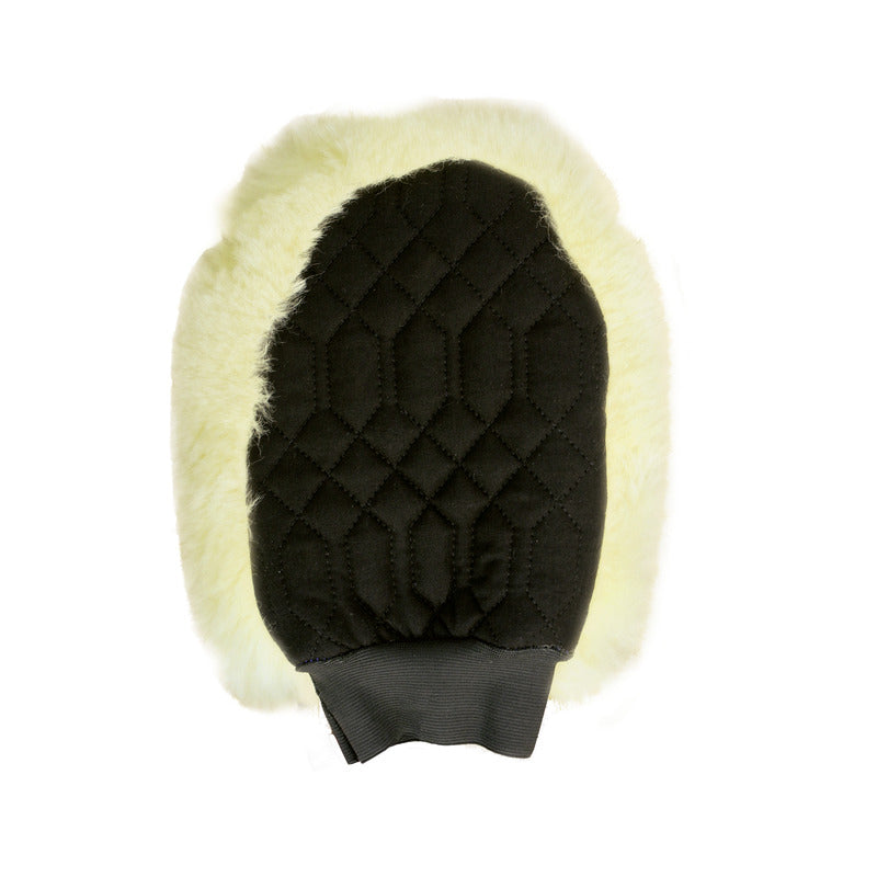 Putzhandschuh Puha 3 mit Lammfell einseitig