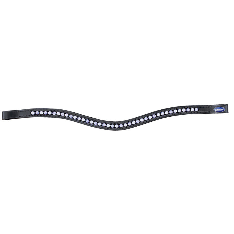 Stirnband Glitzer Clear/Milky Curved, British Line
