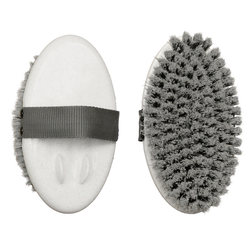 Pferdewaschbürste, geschlitzte Borsten, Kunststoffrücken