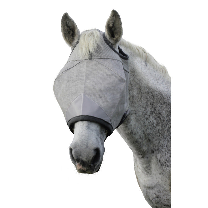 Fliegenmaske ohne Ohren, Ausschnitt für Schopf, ohne Nasenteil