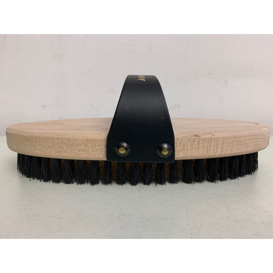 Messingkardätsche, geölter Holzrücken