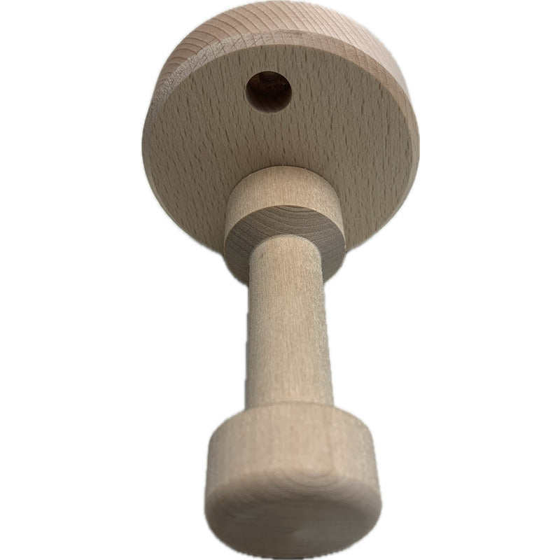 Trensenhalter aus geöltem Holz