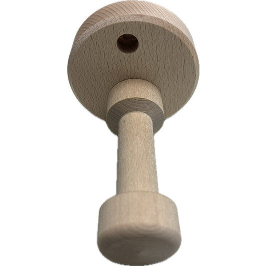 Trensenhalter aus geöltem Holz