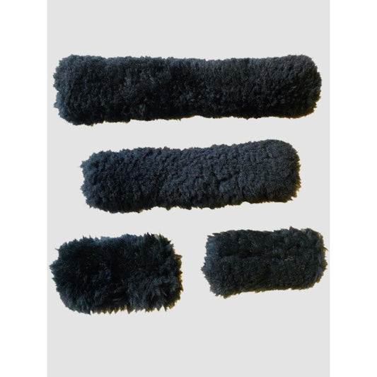 Lammfell Schoner SET 4 für Nase, Genick und 2 x Backen