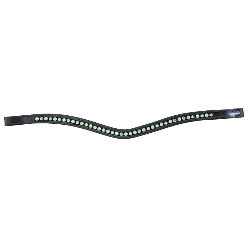 Stirnband Glitzer Clear/Milky Curved, British Line