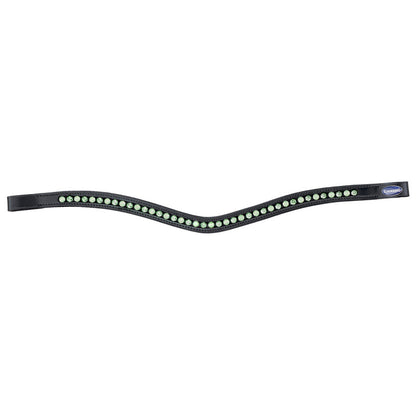Stirnband Glitzer Clear/Milky Curved, British Line