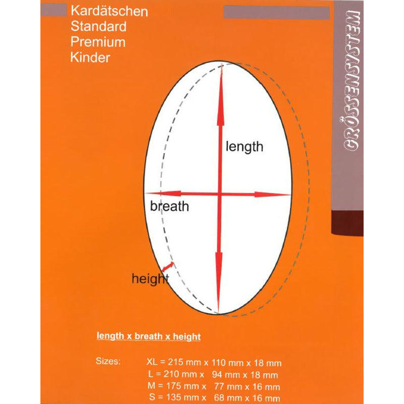 Kardätsche ergonomisch, reine Borste