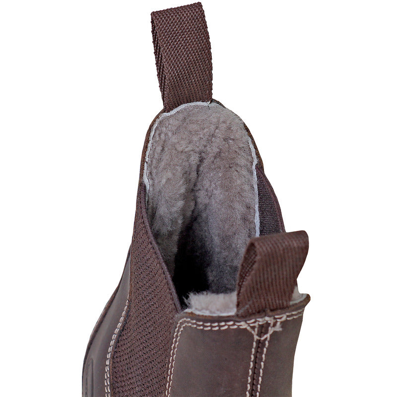 Jodhpur Stiefelette Konik Winter mit Zehenschutzkappe